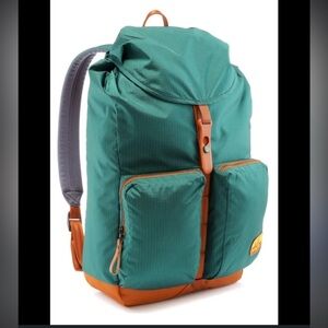 Evrgrn Kickback Frameless Quick Pull Cordlock Cinch Backpack 18L Bag Green